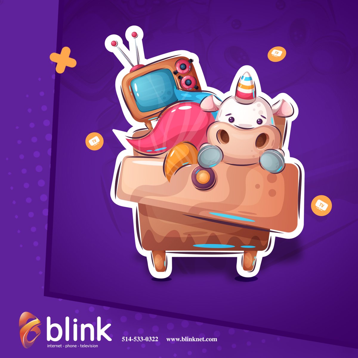 Blinkmtl's tweet photo. LA FORMULE TELEVISION LA PLUS SYMPATHIQUE !

Grâce à notre offre TV, n’attendez plus pour passer chez nous et profiter de nos services:

https://t.co/GpASxdOeol

#onvousconnecte #Blink #Quebec #internet #fast #TV https://t.co/UGM4RsCGOs