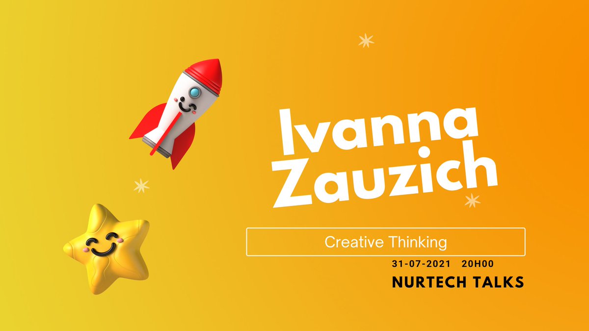 nurTech_project's tweet photo. #nurTechTalks
💡Creative thinking 
🗓️31-jul-2021
⏱️20h00
🔗https://t.co/b7yW17mV9V
👩‍🏫Ivanna Zauzich @ivannazau https://t.co/qdNe4Tqe0D