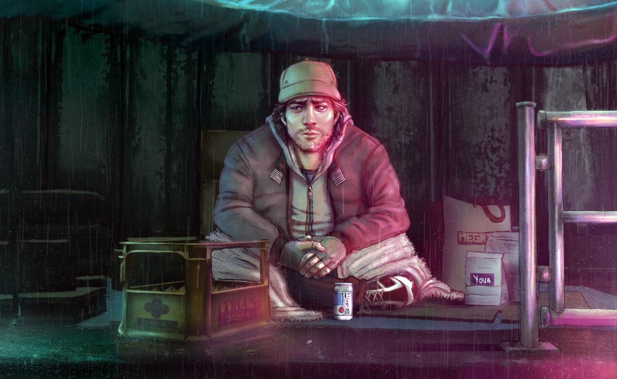 coldtille's tweet photo. Hobbo Akiyama, cant recall for how long he lived on the streets #Yakuza #yakuza4 #龍が如く #shunakiyama #fanart #digitalart https://t.co/xNDQZDpBD5