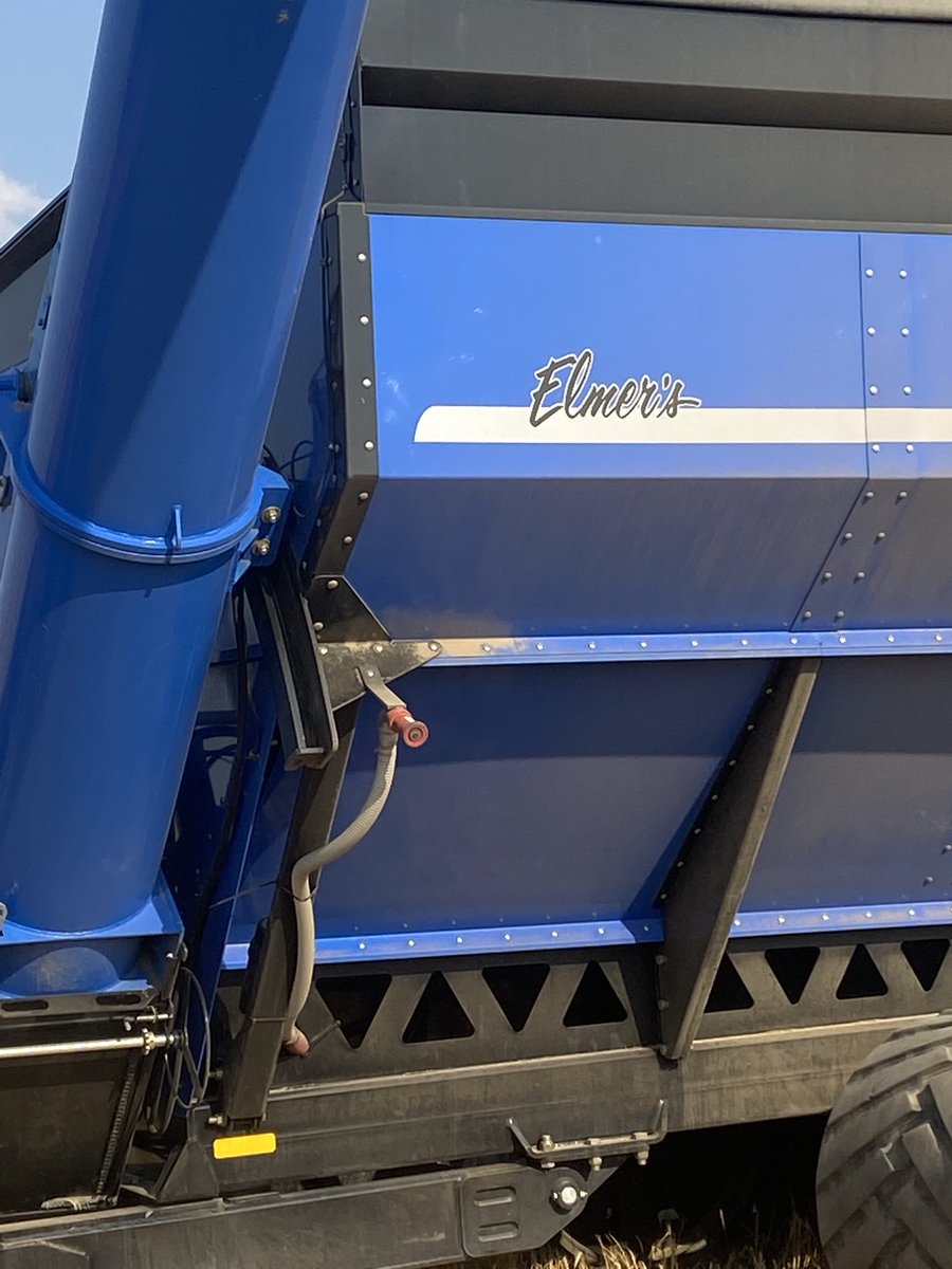 Hope we don’t  need it but here’s the fire suppression system we built on the grain cart.