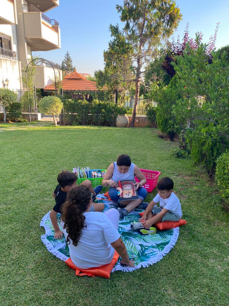 Today’s special story 🤗📚#theincrediblebookeatingboy by @oliverjeffers <a href="/MayaRamlawi/">Maya Reda Ramlawi</a>