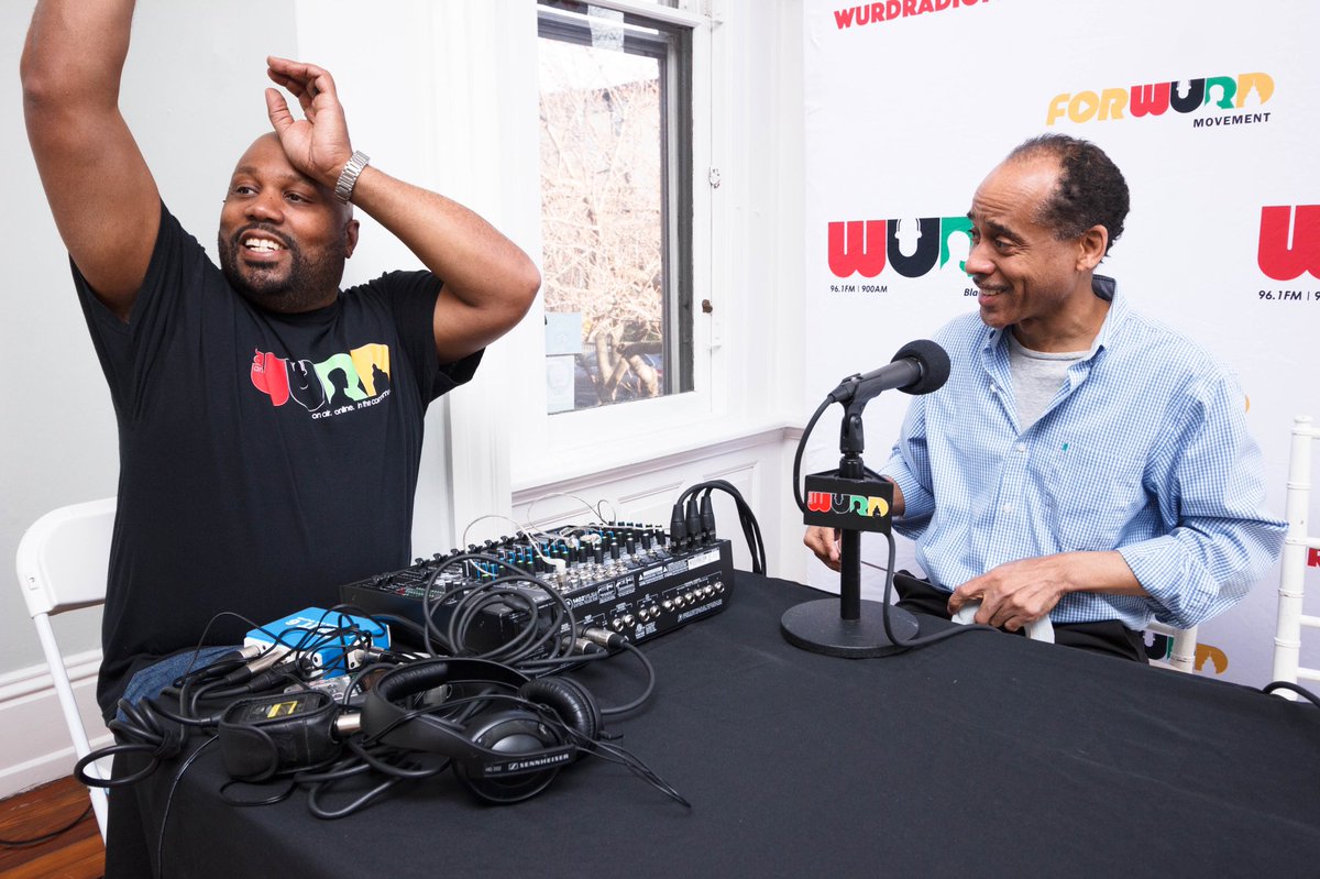 onwurd's tweet photo. We work hard at WURD but we also like to take a little time to play hard too. Troy and Mike making sure our tech is always straight. 🙌🏾
#wurdfamily #technicalproducer #journalism #Blacktalkradio #independentandprogressive #new #politics #liveradio #phillyradio #onwurd #wurdradio https://t.co/qVKJ3I43ZC