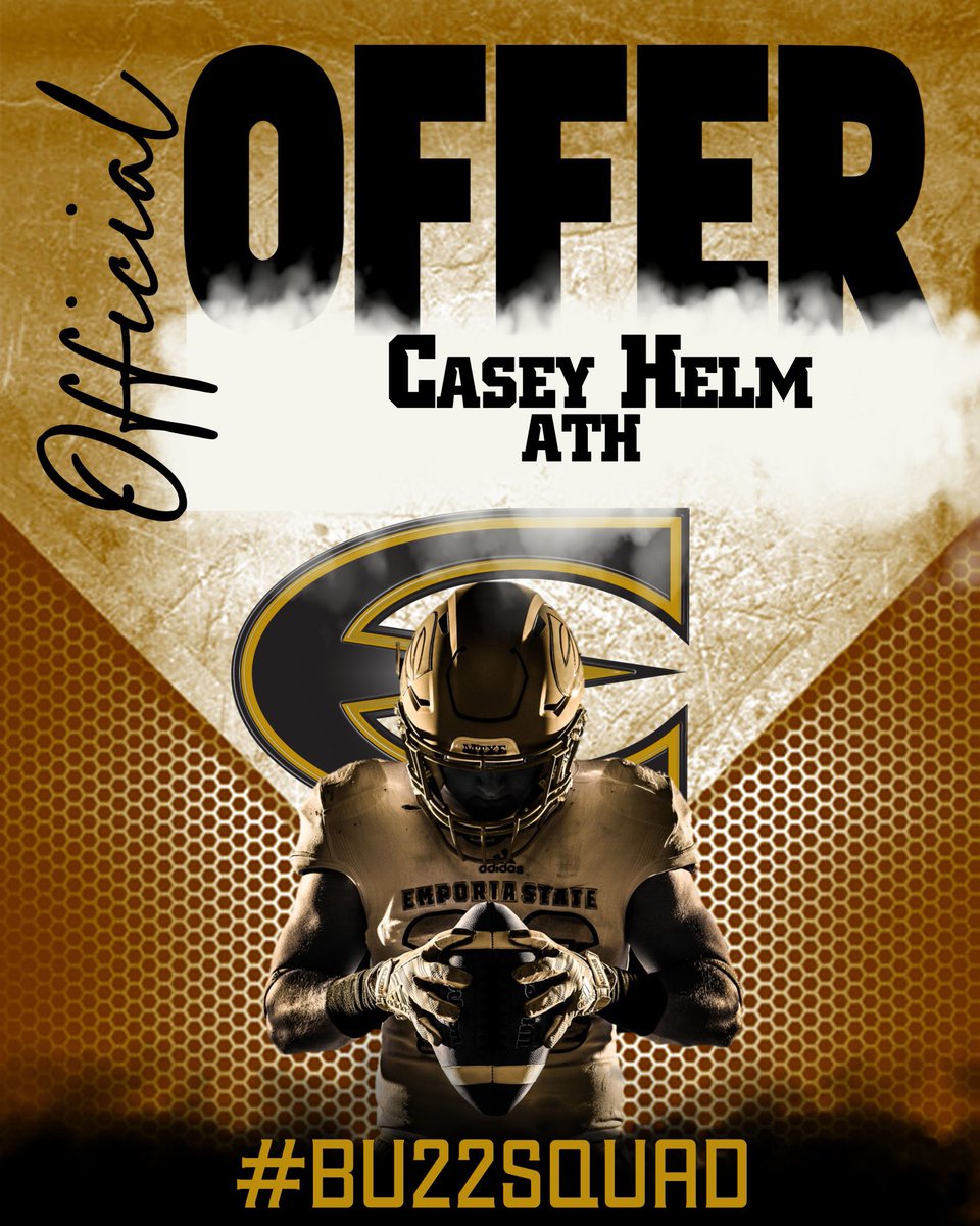 After a great talk with Coach Higgins and Coach Linsey, I am extremely thankful to have received an offer from Emporia State University!!🐝 <a href="/CoachGHiggins/">Coach Higgins</a> <a href="/CoachLinsey/">Nathan Linsey</a> <a href="/CoachCash1/">Vincent Cashdollar</a> <a href="/Alex_McMillian/">Coach Mac</a> @ESUCoachHaworth