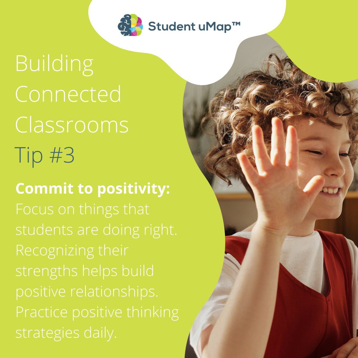 StudentUmap's tweet photo. Making a habit out of finding opportunities to celebrate and recognize what makes your students great is key to fostering positive and healthy learning environments. 

Learn more about building connected classrooms at https://t.co/KjpttPdD4Z 

#SEL #socialandemotionallearning https://t.co/kkaXlAz8LQ