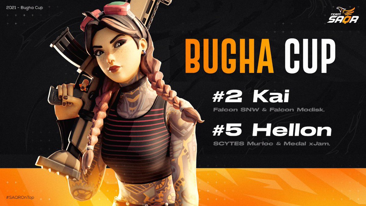 Well played, 👏🏻
Our SAQRS placements in the
🏆BUGHA LATE GAME CUP🏆

#2 <a href="/Kai4u1/">Kai</a> 
#5 <a href="/Hellonsteam/">OE HELLON</a> 

#SAQRONTOP 🦅