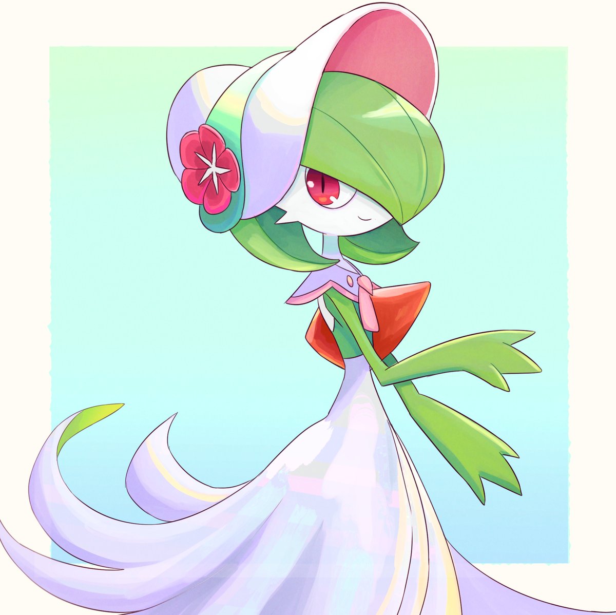 Some gardevoir fanart i made during artclass during quarantine. : r/pokemon