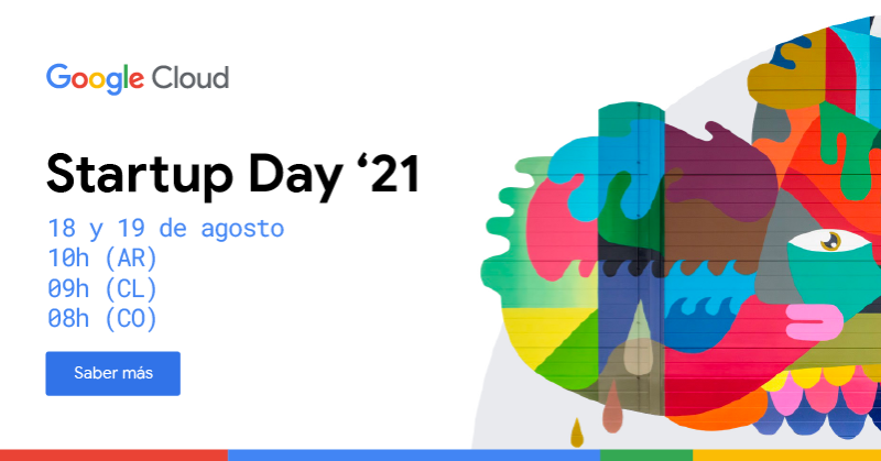 GoogleCloud_LA's tweet photo. ¿Quieres saber cómo la tecnología está ayudando a las startups a superar los principales desafíos del mercado? Acompáñanos en #StartupDay y descubre cómo aprovechar las soluciones de nube para impulsar tu negocio.