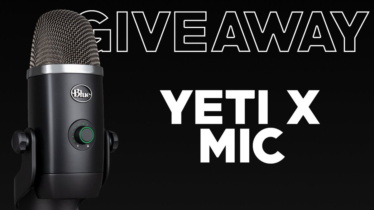 Not having the right gear can hold aspiring creators and casters back- ESPECIALLY when it comes to mics 🎙️

I want to help. I love my Yeti X, so I'm giving one away!

To enter:
1. Like this tweet ❤️
2. RT this tweet ♻️
3. Follow me ➕

Winner chosen at 5 PM EST on August 6, 2021