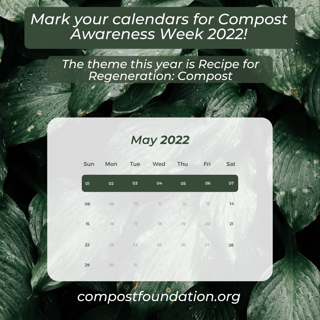 MOA_SWS's tweet photo. The US Compost Council just announced their theme for 2022's International Compost Awareness Week. Swipe to learn more about why we invest in composting! https://t.co/l7IcU2y7iL