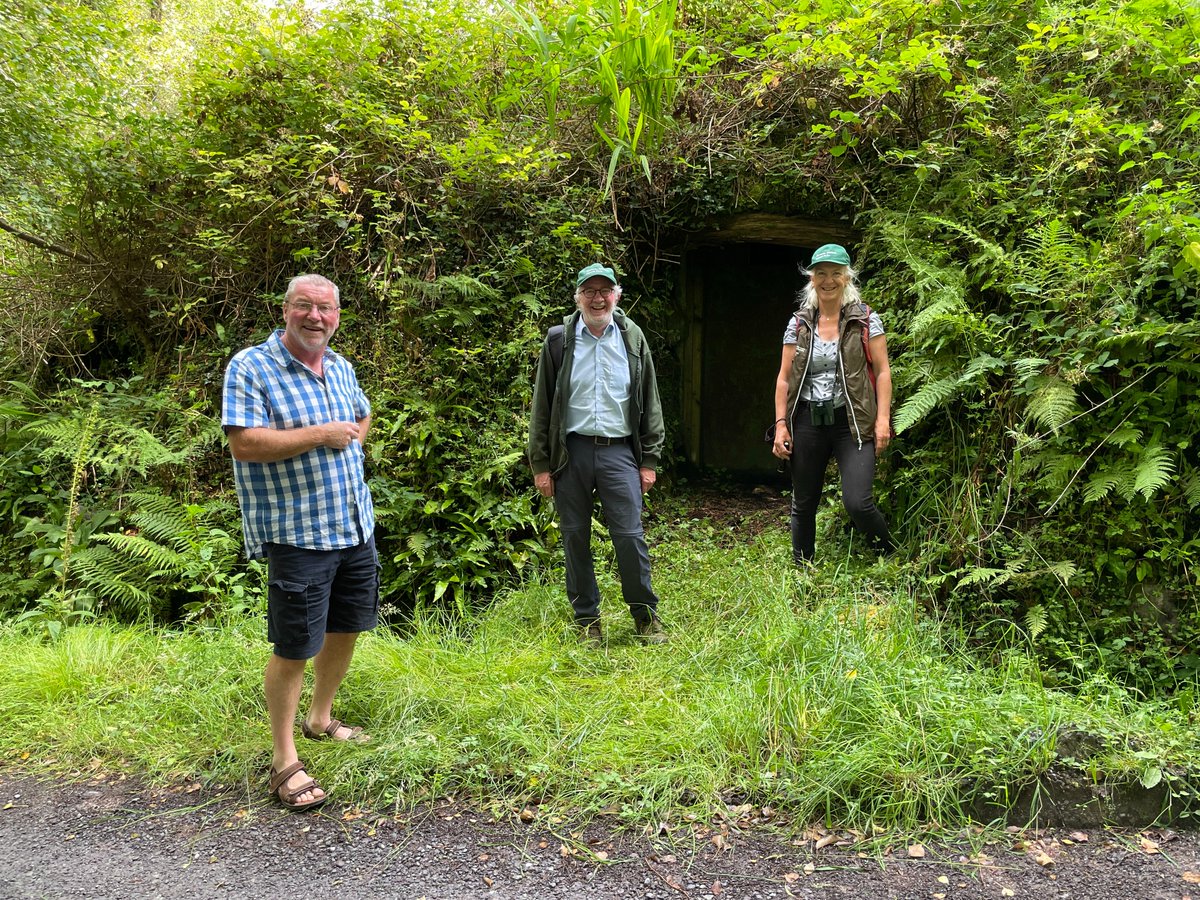 Believe it or not, *this is not a hobbit house*! It's actually a hibernaculum, a purpose-built batcave, where a regionally important population of #LesserHorseshoeBats roost for winter.