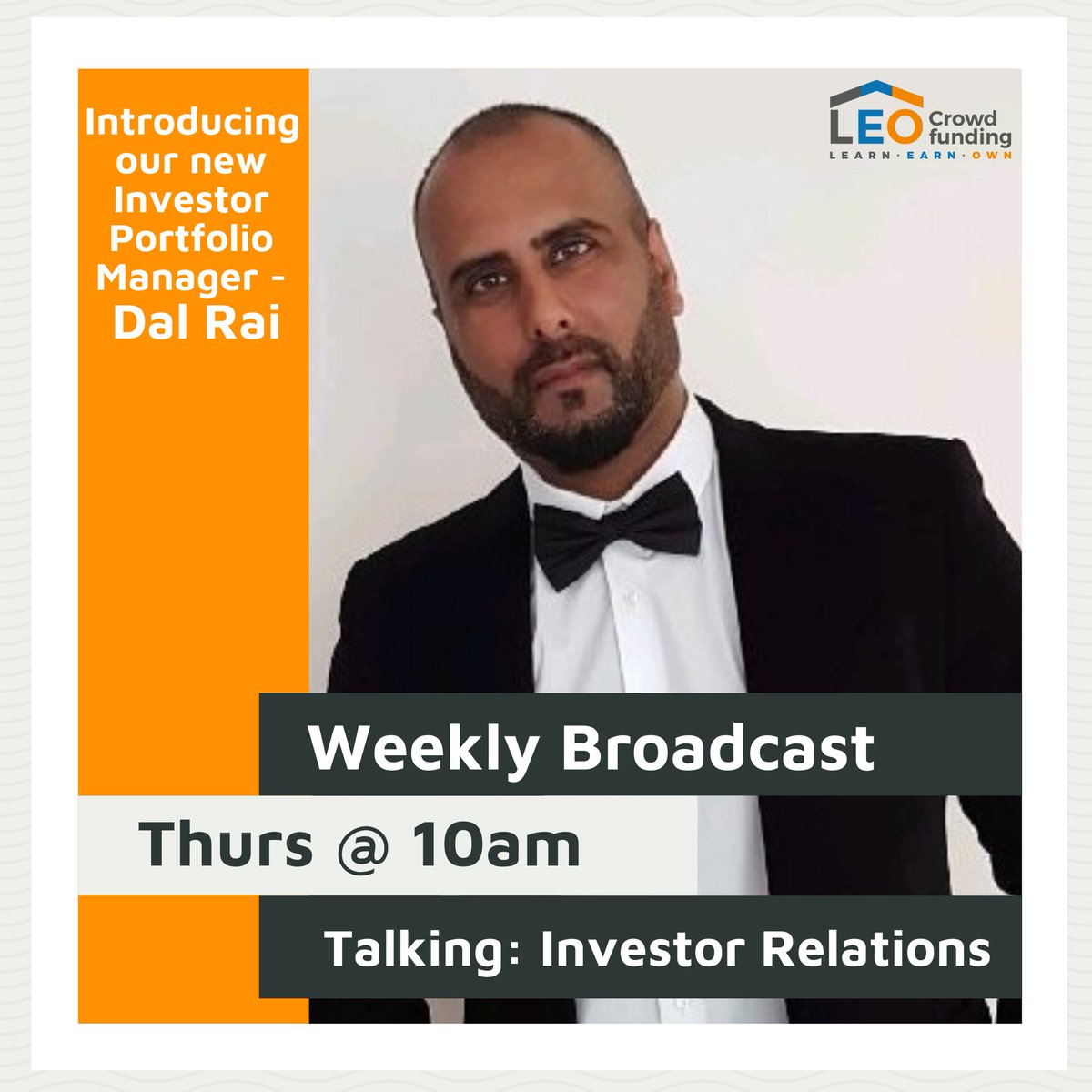 PropFundrs's tweet image. Dealing with Investor Relations

Join us on our Weekly Broadcast to hear from our new Investor Portfolio Manager, Dal Rai who will be talking all things investor relations – link below: 👇

bit.ly/WebSeries2TW

Capital at risk