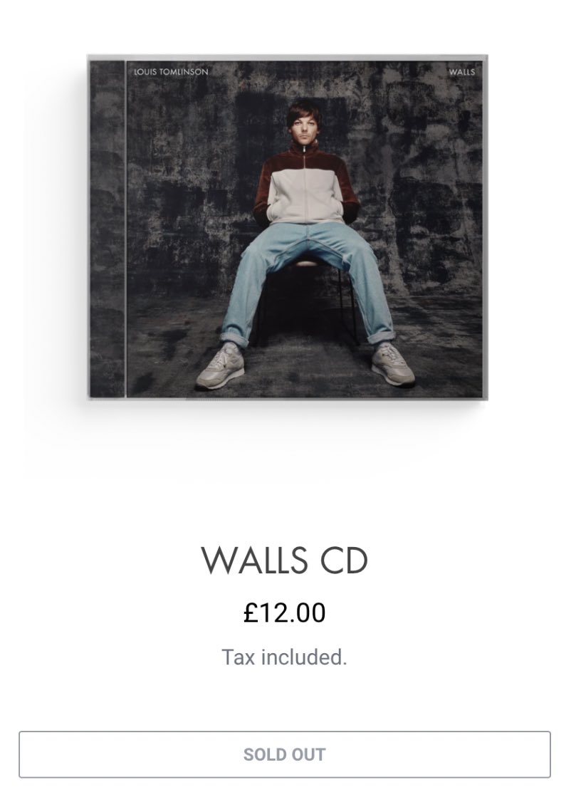 Louis Tomlinson WALLS CD