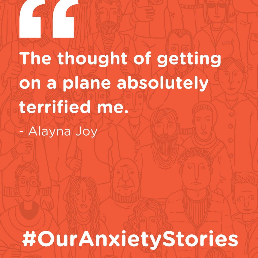 Anxiety_Canada's tweet image. We all have #fears, but when can these fears be classified as #phobias? #OurAnxietyStories guest, @MissFenderr, shares how she discovered she may have aviophobia (a specific phobia that involves a fear of flying). Listen to Alayna’s story today: l8r.it/lVbl