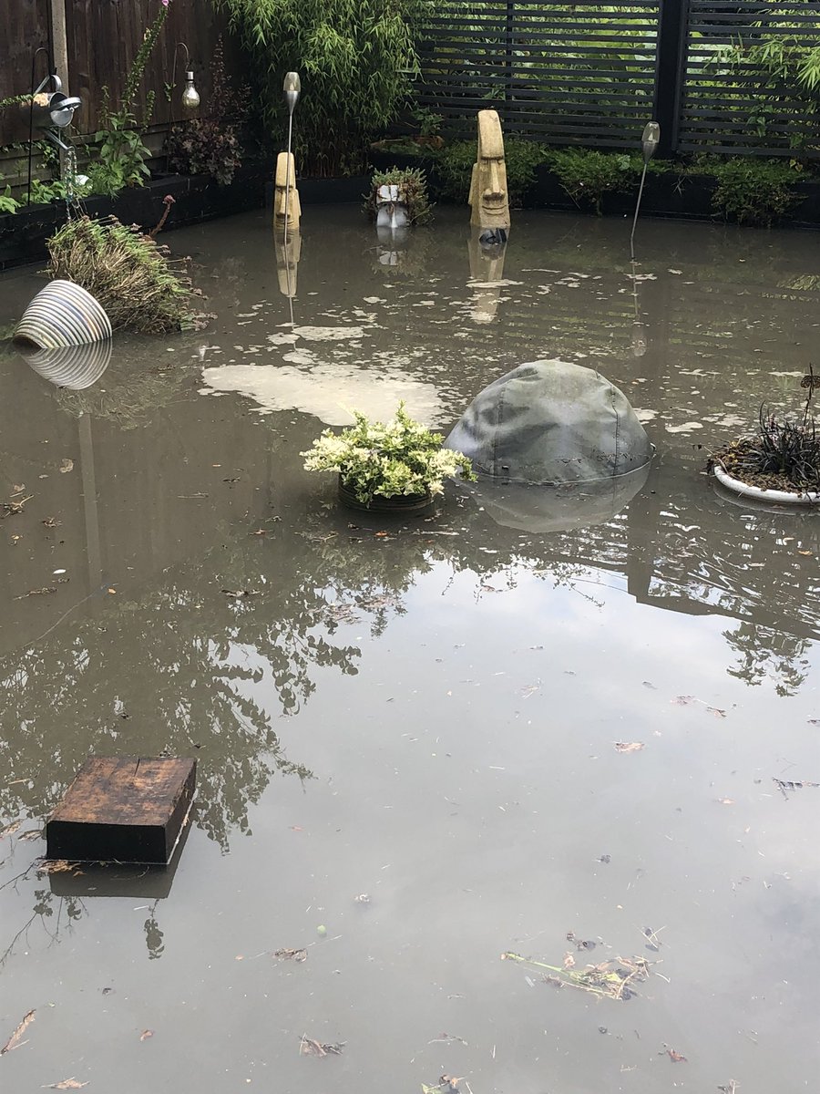 cazababe75's tweet photo. Devasted💔Our beautiful garden destroyed by flash floods #Thetford #Norfolk Stay safe https://t.co/k6cQWguNxv