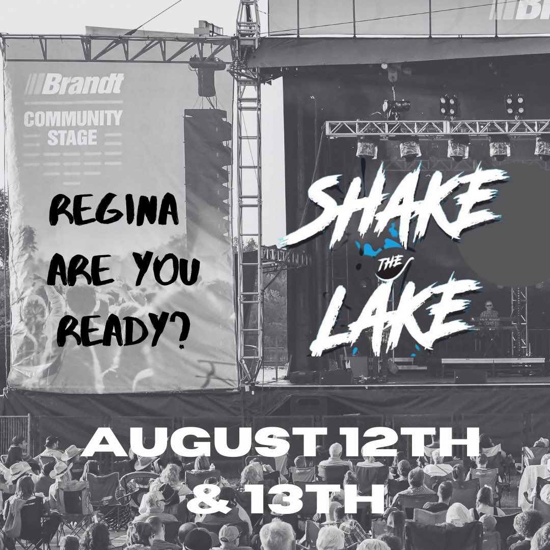 Regina are you ready to Shake the Lake! Live from the Brandt Community Stage STL 2021 features our all Canadian lineup playing the hits you loved then and still listen to now. Don’t miss out on this great two days of Classic Rock in the Park#shakethelake #stl2021 #seeyqr