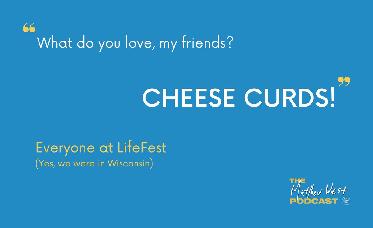 Today’s podcast is a fun one! I’m taking your calls and sharing some of my favorite moments from my travels across the country this month now that live music is back! Let’s go to the Story House! podlink.to/TheMatthewWest…