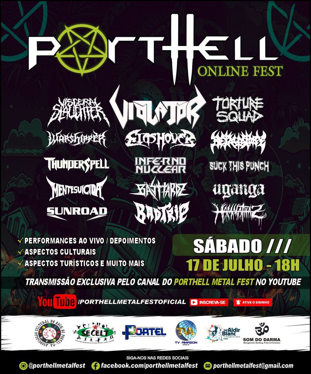 maquinaprofanaf's tweet image. #MaquinaProfanaFest: THUNDERSPELL : Confira como foi a participação da banda no PortHell Online Metal Fest 2021

Inscreva-se No #Blog, Compartilhe . Apoie o #Underground 👇🎧🤘
maquinaprofanafest.blogspot.com/2021/07/thunde…

#ThunderSpell #Festival #Online #PortHell #HeavyMetal