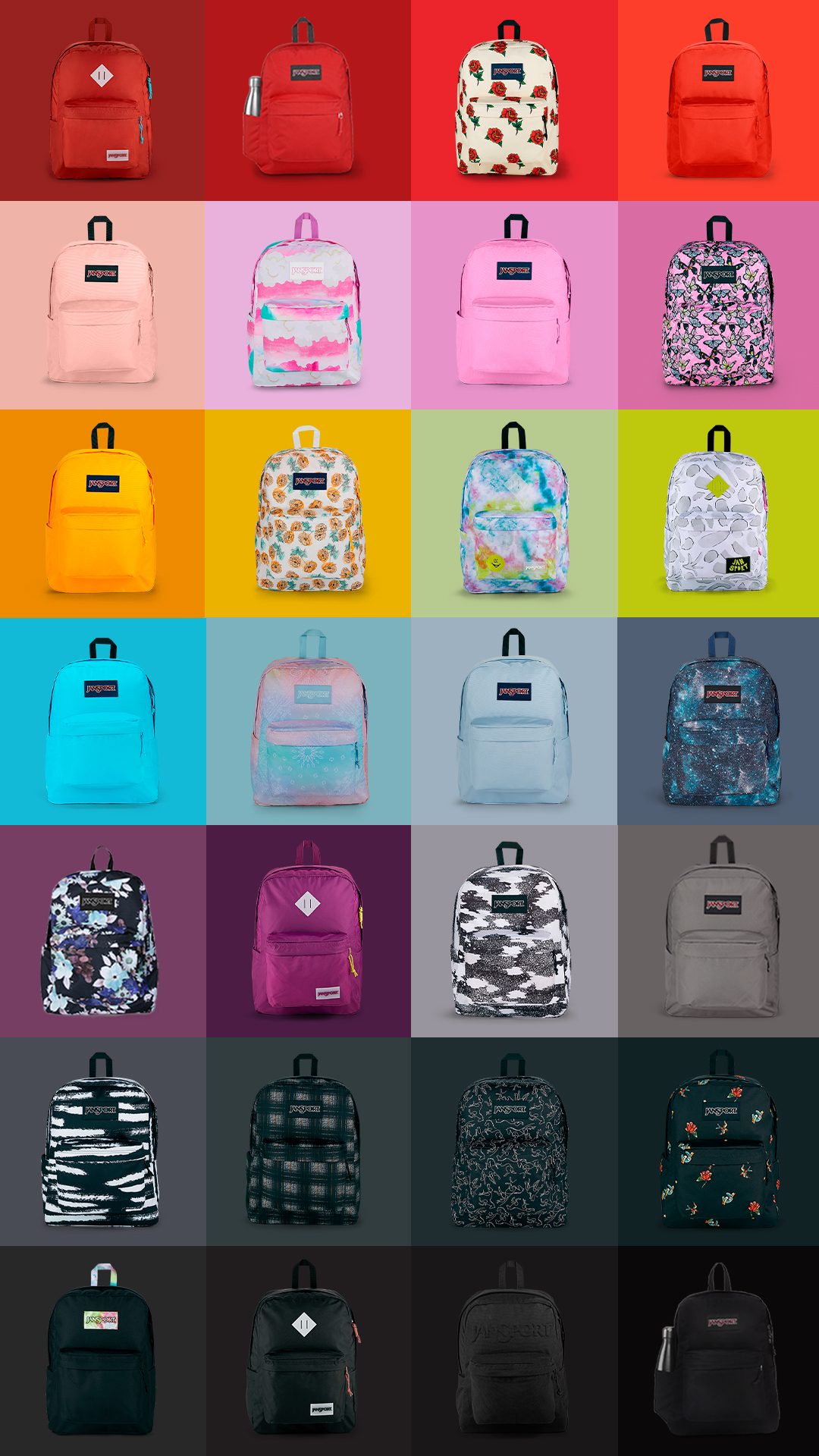 jansport backpacks colors