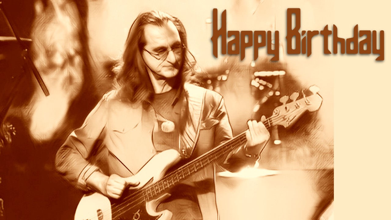 Happy Birthday Geddy Lee (68) July 29th 1953 GeddyLee Rush 