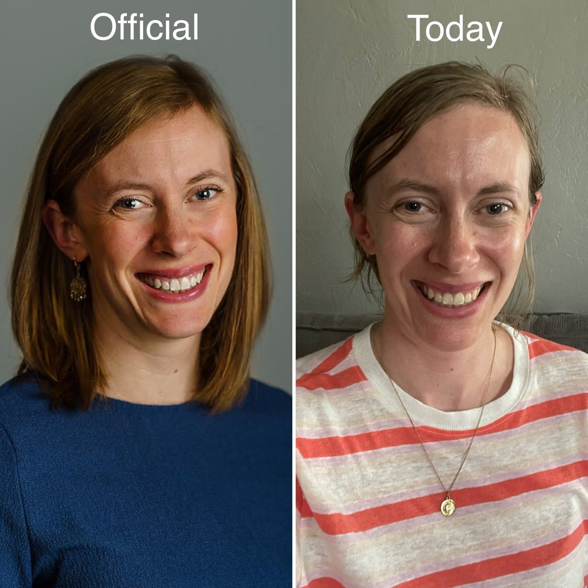 Met one of our new lab members in person for the first time today and her first words were “you actually look like your website photo!” Not sure if I should feel flattered or too young for academia. #AcademicTwitter