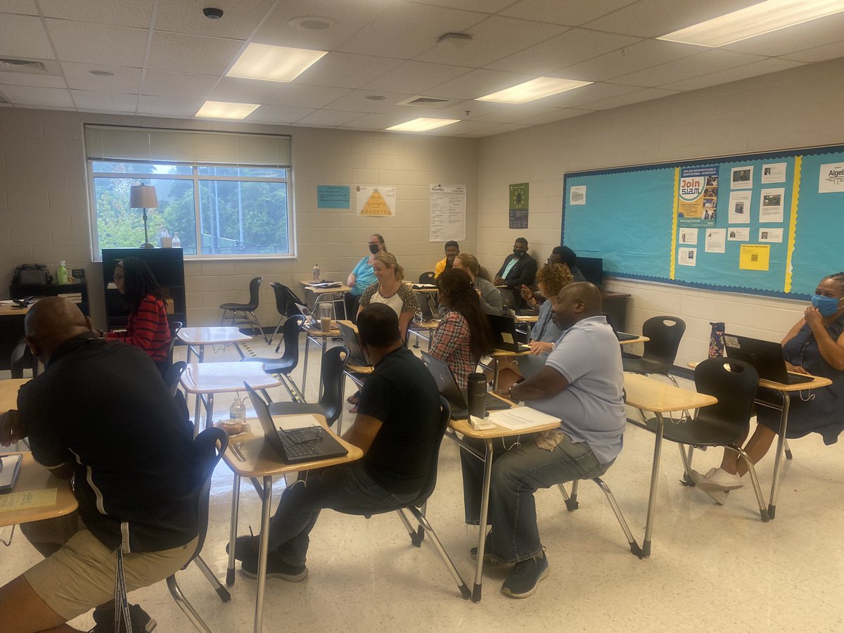 Math department working hard to welcome all learners to the Cove. TIGERS ROAR WITH TIGER PRIDE #ALCOVY#NCSSBETHEBEST