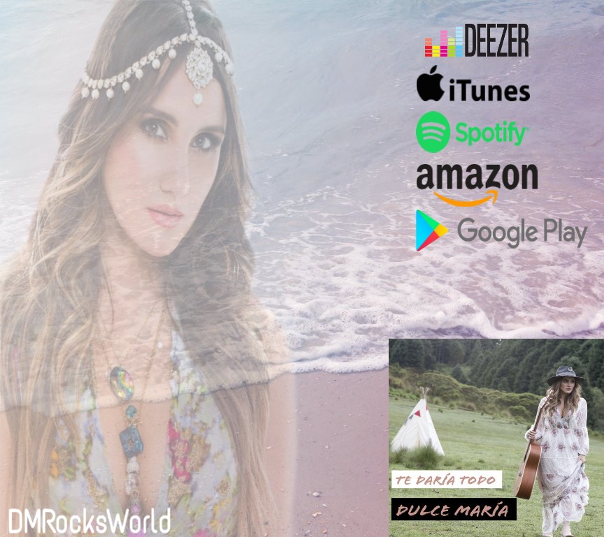 DMRocksWorld's tweet photo. #TeDariaTodo de Dulce María. Compren y escuchen en su plataforma digital favorita: 👉

 ➡️ iTunes: https://t.co/yLOffUGBKh
 ➡️  Google Play: https://t.co/TOx6vgtmyi
 ➡️ Deezer: https://t.co/AXAUP9RE8i
 ➡️ Amazon: https://t.co/WsBsW3FrAl https://t.co/I89QG6V9x8