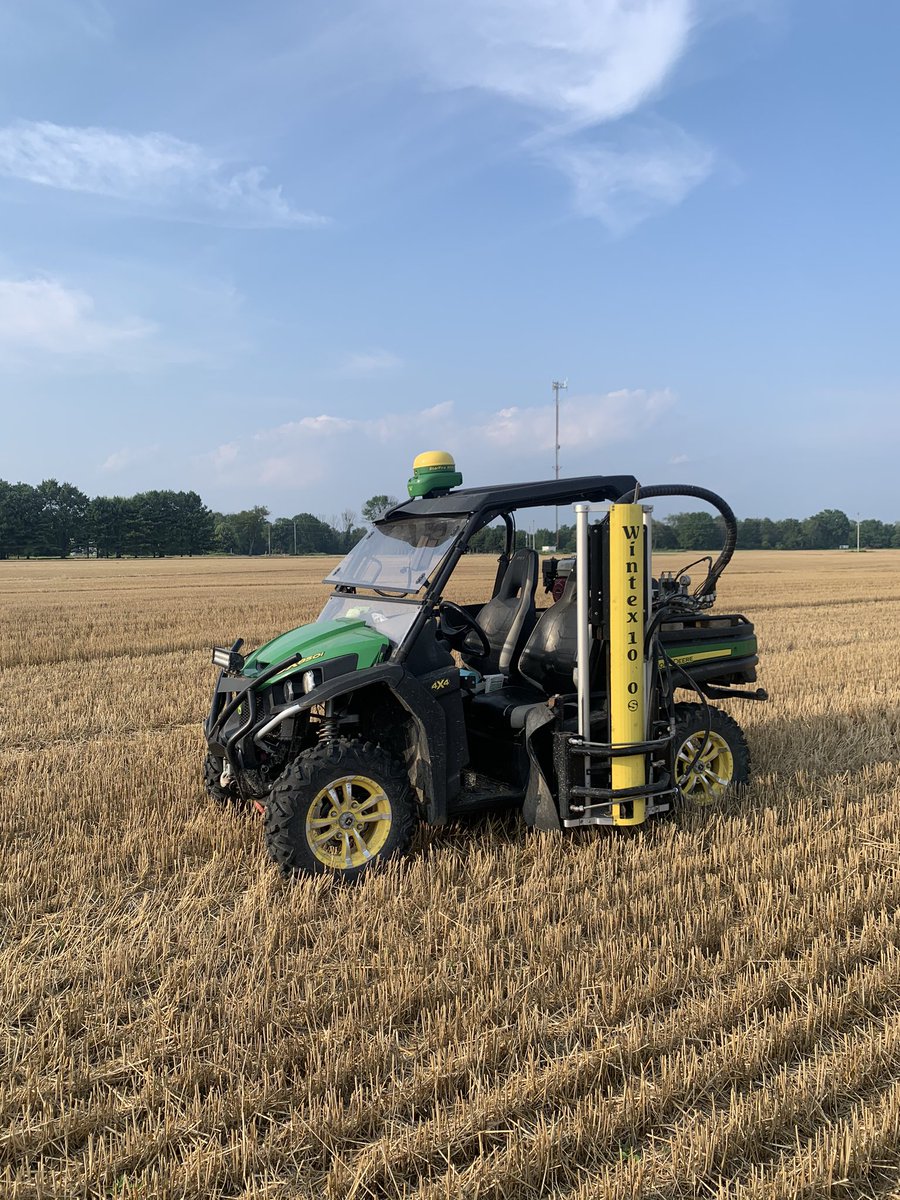 Beautiful night to get some fields sampled! #ontag #wheat21