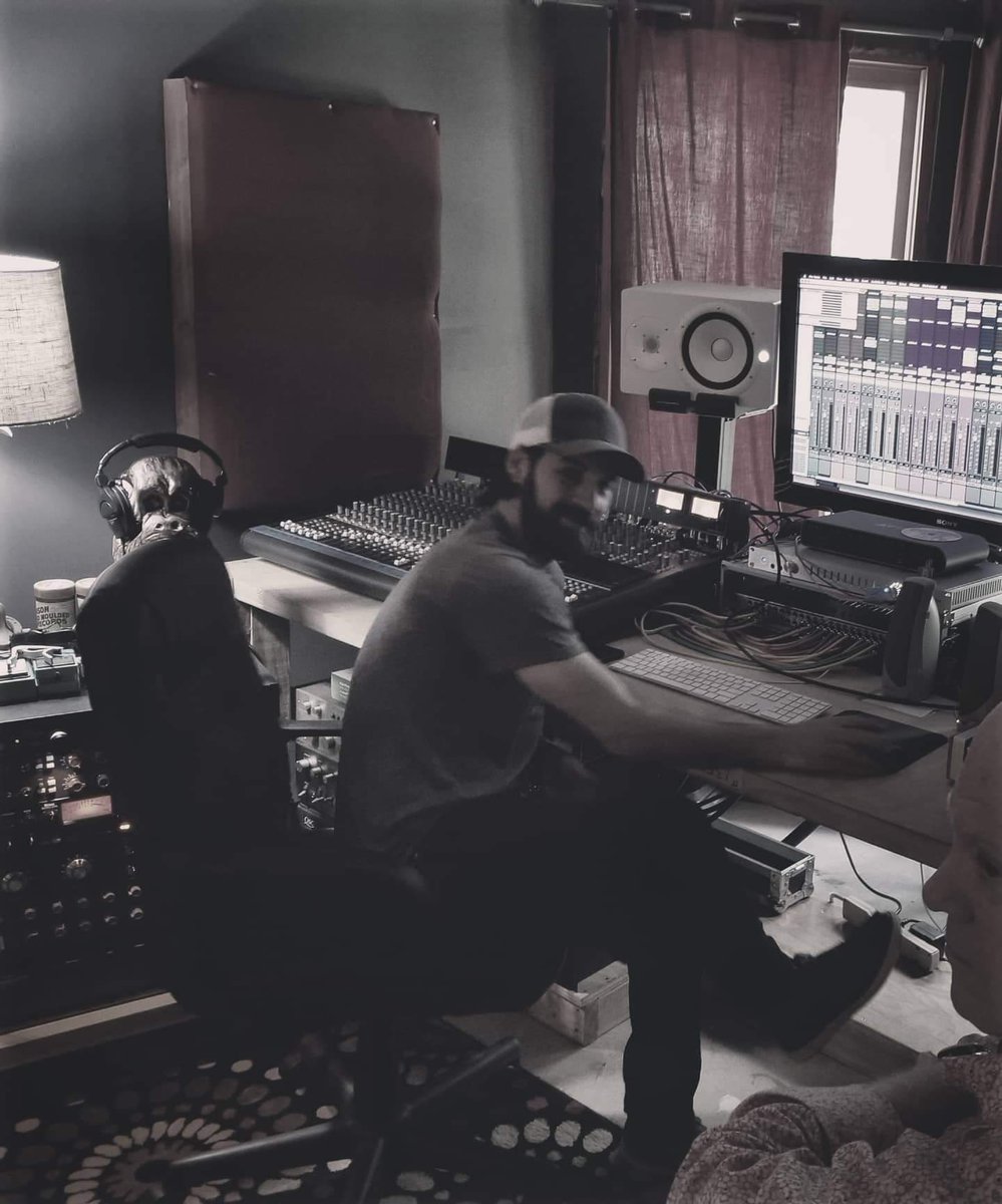 TheHotPlace's tweet photo. A quick snap, Mixing The Hot Place with Steven Morrison and Jeff Calder over the weekend. #geterdone #thehotplace #album2 #epic
#thehotplaceband #mixing #studio 
#movingforward #imbeginningtoseethelight 
https://t.co/At78SxIGTX https://t.co/SkL3rUW66e
