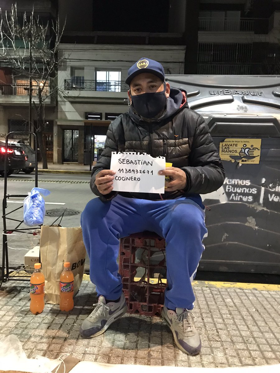 Martiborgatello's tweet photo. Sebastian es cocinero y tiene muchas ganas de volver a trabajar en una cocina. Me ayudan con un RT? 🙏🏼. Dale que se puede!! https://t.co/OMskPc0r1Z