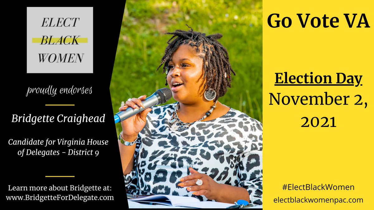 iamqueencheetah's tweet photo. This endorsement means a lot, and I am extremely proud to be endorsed by @ElectBlackWomxn . Now let’s get to work!
https://t.co/dcm45buCEF
#BridgetteBus https://t.co/kda5exM9br