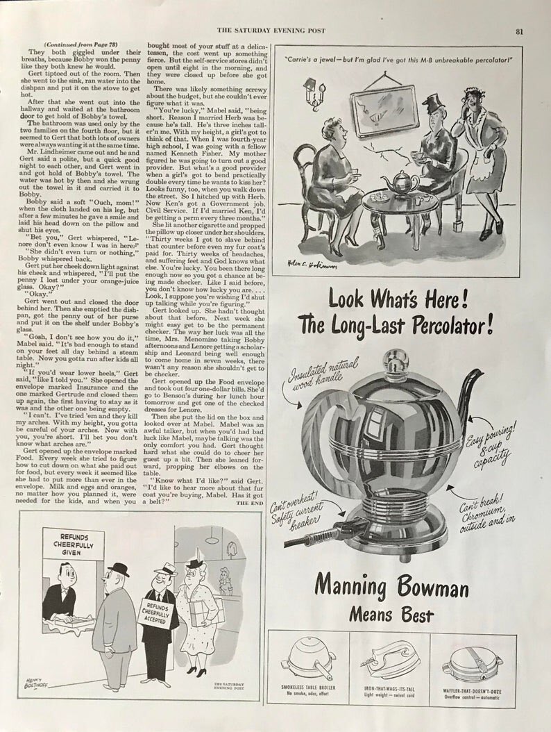 Yellowonetsy's tweet photo. A 1946 U.S. Steel full page magazine advertisement with Cocker spaniel art by Keith Ward. Perfect vintage decor for a Cocker spaniel owner. For sale at https://t.co/92BjKTFNLm.  #CockerSpaniel #VintageAdvertising #KeithWard #DogDecor #DogsofTwitter #vintage #VintageDog https://t.co/85pvlGqMdX