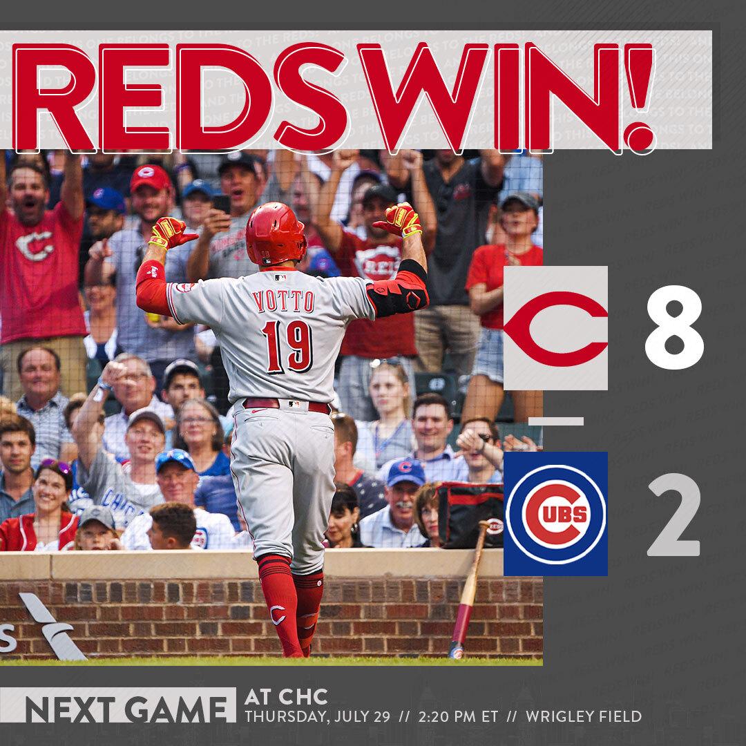 JOEY VOTTO BANGS! REDS WIN, 8-2! - Red Reporter