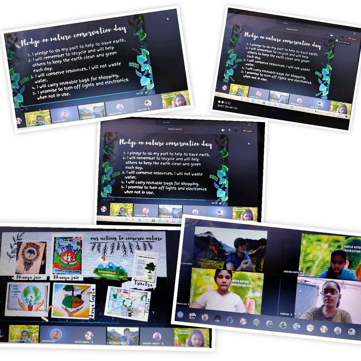 JyotsanaPuri1's tweet photo. Today me and my friends have presented a ppt on the Topic-World Nature Conversation Day
@y_sanjay @ashokkp @sunita_rajiv  @TarannumBhasin @sunandask21  @LoveyGupta15
@renudua89
@BahlNamrata @TarannumBhasin   
@imran_risha @Akshara16678206 
@soniaranand  @suneeta_tiwari https://t.co/BacB14sO7P