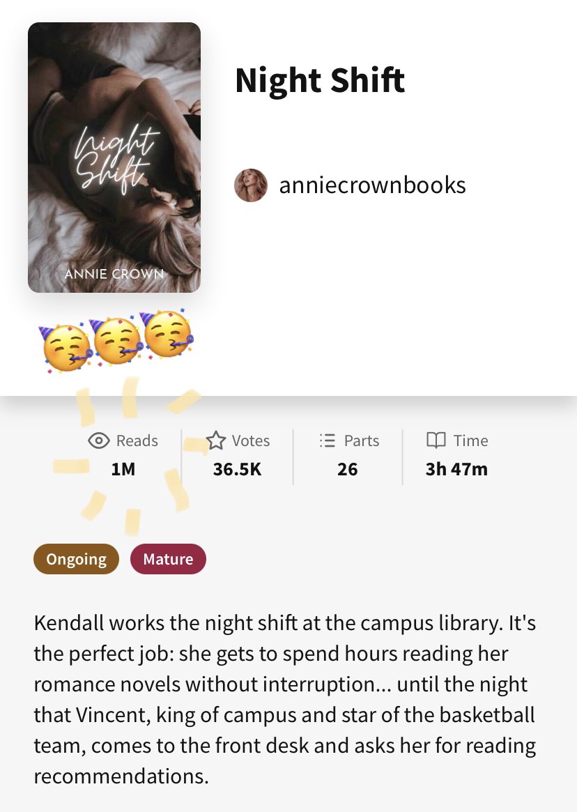 anniecrownbooks's tweet photo. yes I refreshed the page all day to catch this and no I’m not over it https://t.co/skjBJSkkps