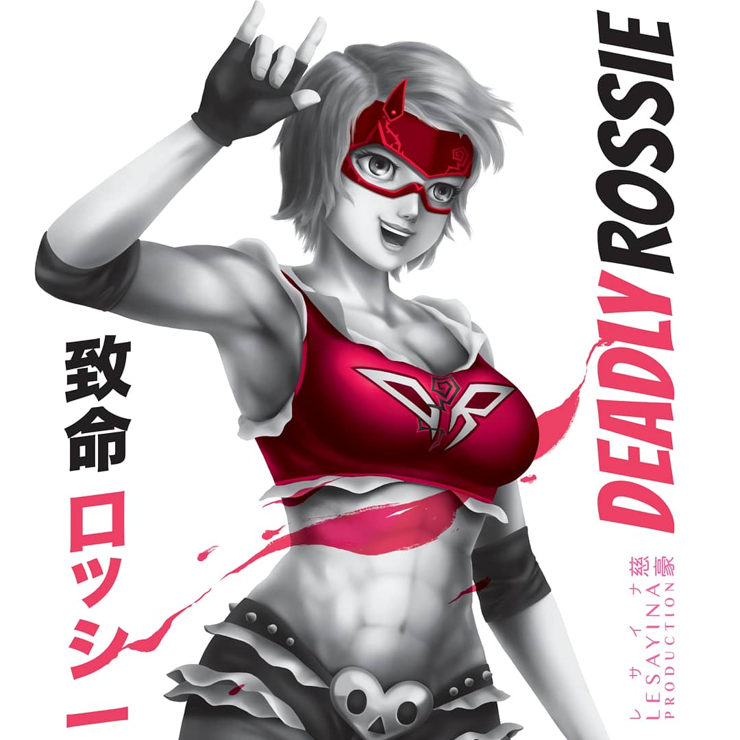 lesayina's tweet photo. For this month character design challenge, theme: wrestler.

My fail attempt to make a "cute, sexy but don't mess with her" character

#characterdesign #DigitalArtist #illustration #animegirl #ArtistOnTwitter https://t.co/KY4YWc3Wbm