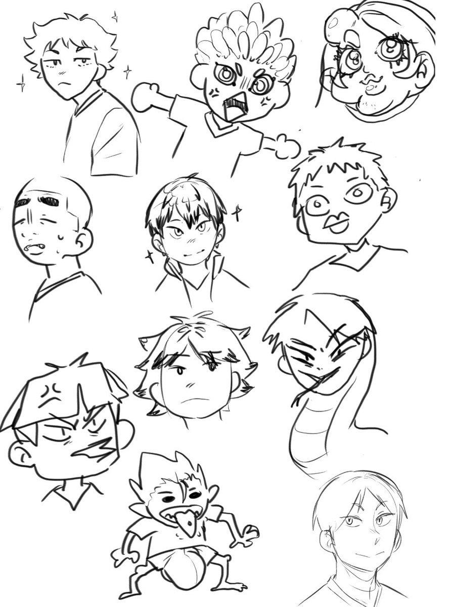 Today in the blessed atsuhina server, we played " Jaiden drawing characters from memory alone". Good luck guessing who some of these are. 