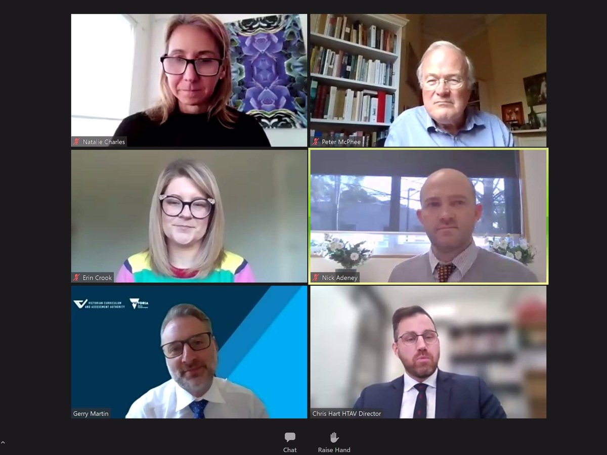 A history teacher, a principal, a curriculum manager and a historian walk into a bar…or rather, a keynote session where they proceed to light a fire. ‘Helping History Flourish’. #htavAC21 <a href="/HTAVed/">HTAV</a>