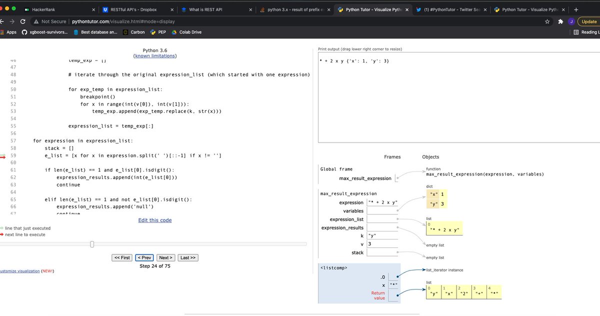 jpurrutia4's tweet image. Shameless 🔌 #pythontutor #Python pythontutor.com 

Complementary to @realpython