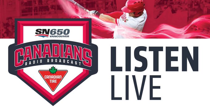 Sportsnet650's tweet photo. Will Robertson is having himself a day...

The @vancanadians outfielder has gone 4/4 with three doubles and a home-run to pull the C's even with the @spokaneindians.

It's now tied 9-9 in the 8th inning. 

@tyler_zickel has the call! 

LISTEN:
📻96.9 HD3
🎧https://t.co/mDLZc4njsd https://t.co/23wxjV0v8J