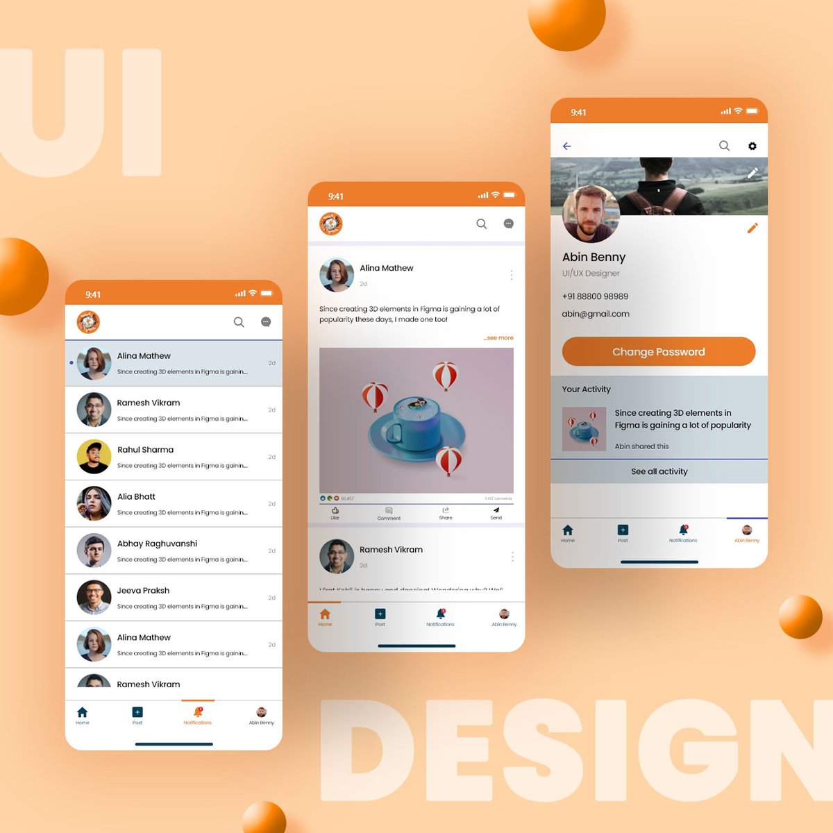 KpDigiteers's tweet photo. Our New latest mobile UI design for @VCAT #MESSENGERAPP
.
.
#aap #aplicatoin #uidesign #uicompany #developer #designer #ui #ux #uidesigner #message #messageaap #developers #design #uiux #uitrends #ui2021 #uitmshahalam #uiinspiration #uiuxdesigner #uxdesigner #uxui https://t.co/Pp6V4Eysr4