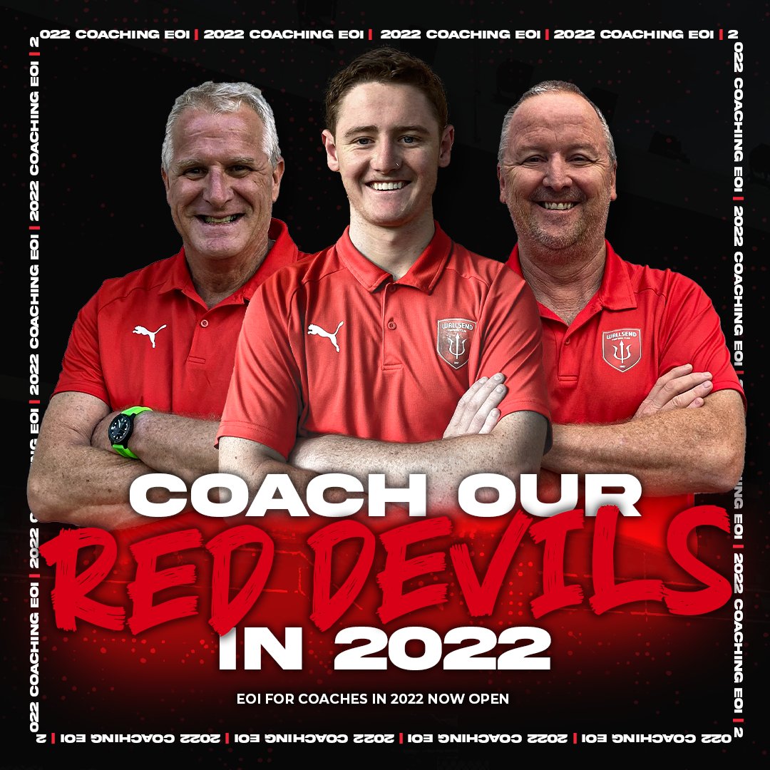 𝗖𝗢𝗔𝗖𝗛 𝗢𝗨𝗥 𝗥𝗘𝗗 𝗗𝗘𝗩𝗜𝗟𝗦 𝗜𝗡 𝟮𝟬𝟮𝟮!

EOI are now OPEN for coaching positions for JDL &amp; NL1 Teams for Season 2022!

If you are interested,head to the link to register your expressions of interest!

↪️ bit.ly/3lbrd3Y

#WFC1887 | #COYRD

🖌️ Purcell Creative