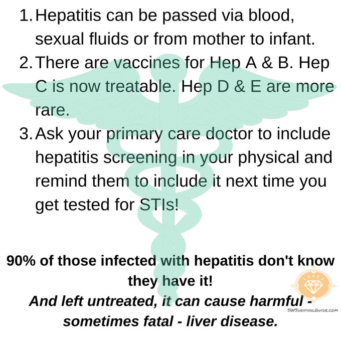 Today is World Hepatitis Day. Get the facts and then get tested!  https://t.co/kXheWTzY3k  #worldhepatitisday<a href="/tag/stigmakills"class="tags"><span>#stigmakills</span></a><a href="/tag/hepatitis"class="tags"><span>#hepatitis</span></a><a href="/tag/worldhepatitisday"class="tags"><span>#worldhepatitisday</span></a><a href="/tag/s"class="tags"><span>#s</span></a>