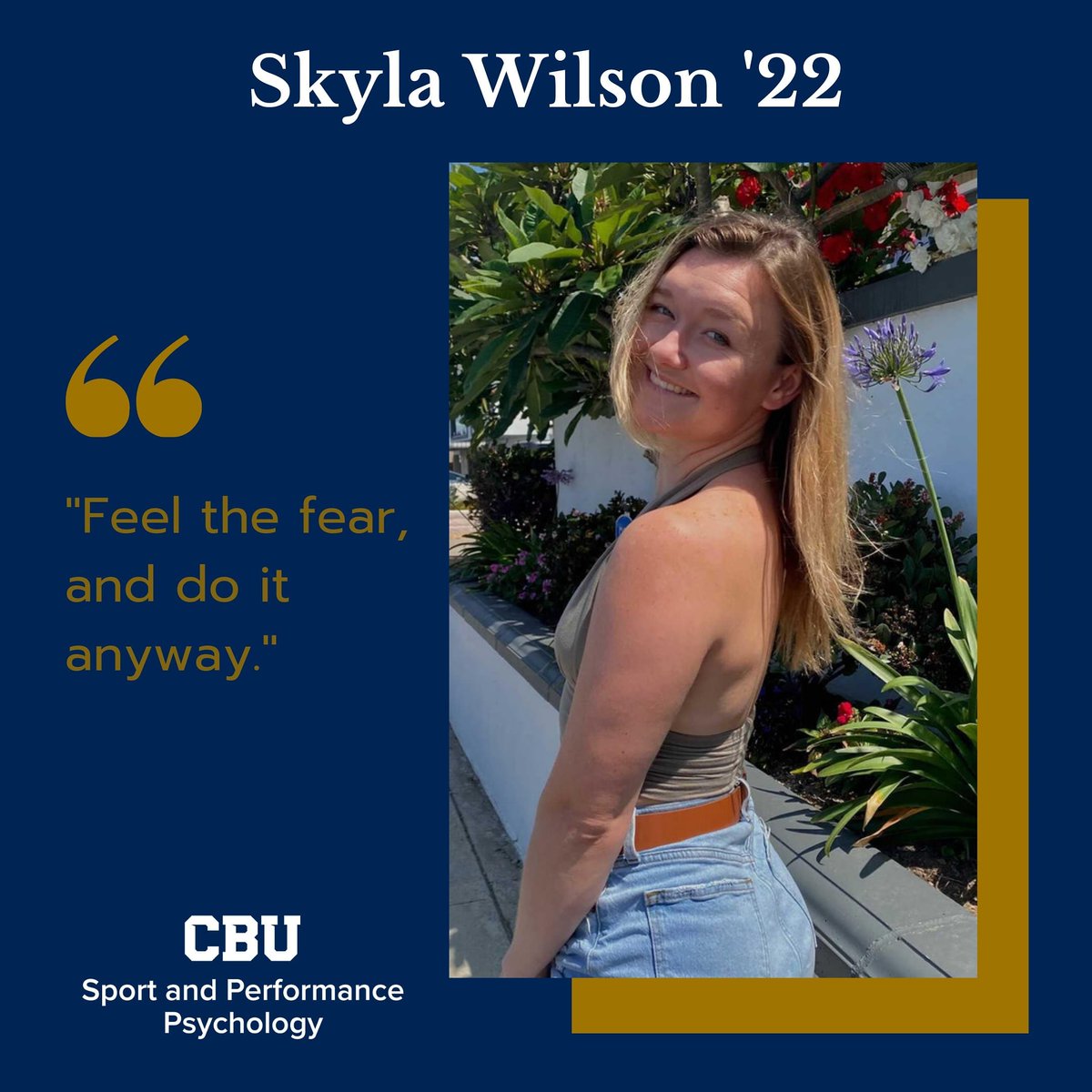 CbuSpp's tweet photo. SIGNED| Joining the CBU SPP Class of 2022 is Skyla Wilson from Redlands, CA.
Skyla is a graduate of the University of Redlands.
Welcome to the CBU SPP Family Skyla!
#cbuspp #cbucbss #cbu #lanceup #livewithpurpose #sportpsychology #cbuspp22 https://t.co/n6kuRH3ihW