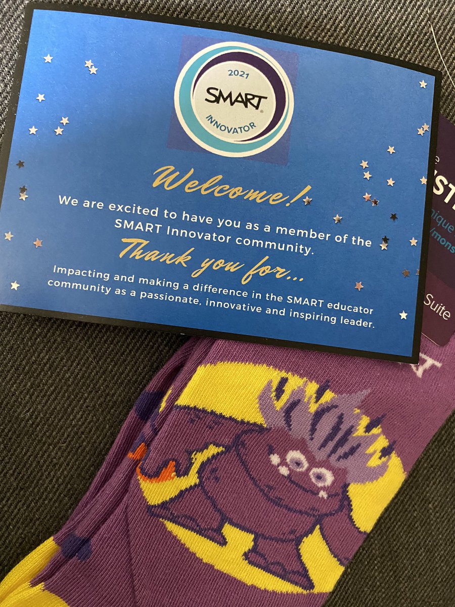 EduTech_Ness's tweet photo. Honored and blessed! Thank you for the amazing #innovator goodies @SMART_Tech !! #smartee #wearesmart https://t.co/aQTw4jBNTo