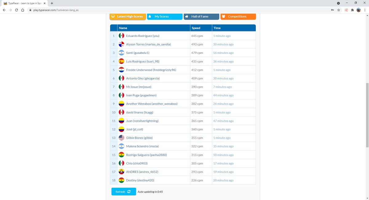 srtako7's tweet photo. #TypeRacer busco gente que escriba rápido para unas carreritas https://t.co/ab3pE3iy39