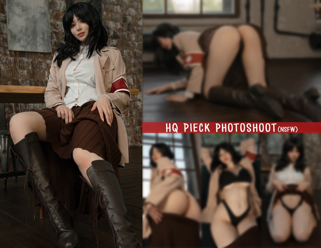 Full Pieck photoshoot is available on my Patreon page: 

https://t.co/eLx2EPPAuT

🔥🔥🔥 https://t.co/nd5Vy4iv7A