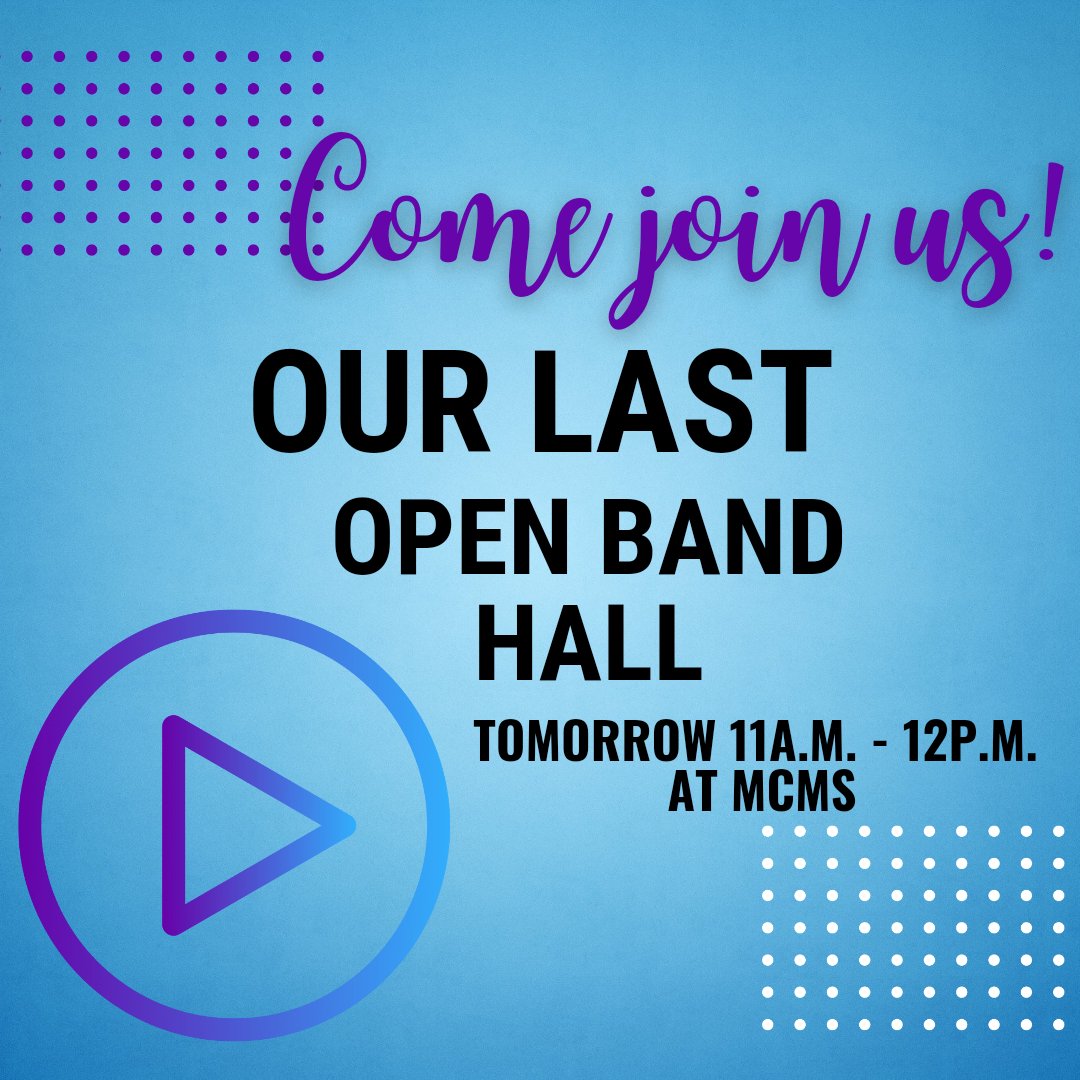 We want to see you tomorrow in your band shirt!!!