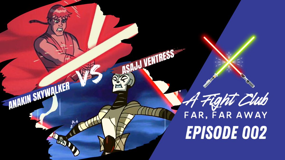FightClubFFA's tweet photo. ⚔️FIGHT CLUB IS IN SESSION⚔️

Guests @queen_ventress, @ArezouAmin, &amp; @JaxxonTheLepi join @ohcatrina to discuss the multi-episode showdown between Anakin Skywalker and Asajj Ventress in the second season of Genndy Tartakovsky's CLONE WARS.

A tree of links: https://t.co/ppo5xxupp3 https://t.co/CtXww4Y2oO