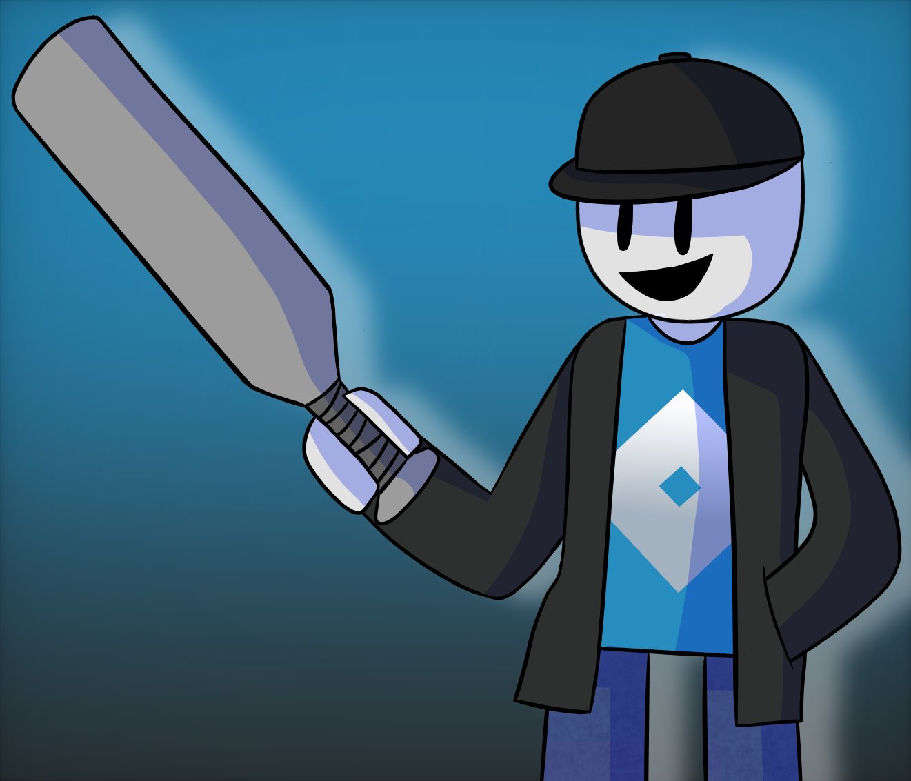 Roblox noobs meet roblox and builderman Magely - Illustrations ART