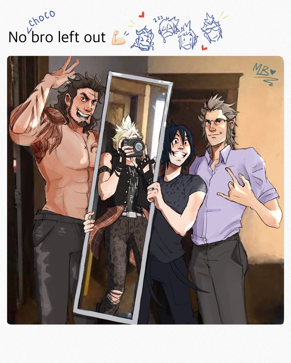 mysteriousbean5's tweet photo. I did a thing (original photo below in link😊)
#FFXV https://t.co/icxuGhQ4AT